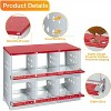 Chicken Nesting Box, Easy Egg Collection Large Vented Holes Chicken Coop Equipment with Vented Holes, Heavy Duty Chicken Nesting Boxes for Hens,Ducks - 3 of 4