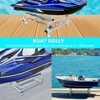 Heavy-Duty Watercraft Dolly Cart with 4 Brake Casters, 1300LB Capacity Adjustable Bunk Stand for PWC and Jet Skis - 3 of 4