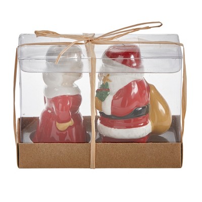 tagltd Kissing Claus Salt & Pepper Set of 2