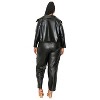 L I V D Women's Ryder Crop Vegan Leather Jacket - 3 of 3