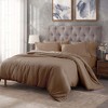 Egyptian Cotton 400 Thread Count Solid Duvet Cover Set by Blue Nile Mills - 2 of 4