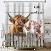 LunaLulinlk Farm Shower Curtain - 4 of 4