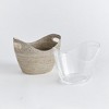 Plum & Post Burma Rattan Beverage Tub Serving Basket - 4 of 4