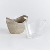 Plum & Post Burma Rattan Beverage Tub Serving Basket - image 2 of 3