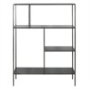 48" Tall Gunmetal Gray Bookcase - Henn&Hart - 2 of 4