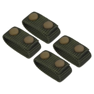 Unique Bargains Belt Keeper Nylon Webbing Loop Holder with Double Snaps for Belt Security Fixing - 1 of 4