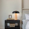 LLHZSY Minimalist Table Lamp with Beige Honeycomb Stone Base-12 3/5"H-2*E12(Bulb no Include) - 2 of 4