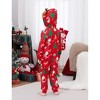 PATPAT Matching Family Christmas Onesie Pajamas C Holiday Hooded Jumpsuit Sleepwear PJs Couples Xmas Loungewear with Socks - 3 of 4