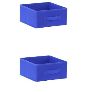 REGALWOVEN Collapsible Fabric Storage Bin with Handle for Organizing Clothes Books 2 Pcs - 1 of 4