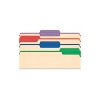 Pendaflex Color Tab File Folders 1/3 Cut 3/4" Exp. Letter 50/BX 84101 - 3 of 4