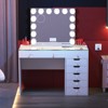 VANITII Diana Vanity Desk, White - 4 of 4