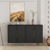 TIRAMISUBEST Modern Fluted Sideboard - Large Storage Buffet Cabinet - 3 of 4