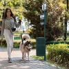 Flash Furniture Pet Waste Station-Pull Out Bag Dispenser-Sanitizer Bottle-Pedal Trash Can-Green - 3 of 4