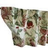 Habitat Jacobean Garden Light Filtering Window Treatment Dual Header Valance 52" x 15" for Bedroom Livingroom Red - 3 of 4