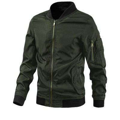 RTRDE Mens Jackets, Casual Lightweight Varsity Bomber Jacket Coat