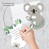 Big Dot of Happiness Koala Cutie - Shaped Thank You Cards - Bear Birthday Party and Baby Shower Thank You Note Cards with Envelopes - Set of 12 - 2 of 4