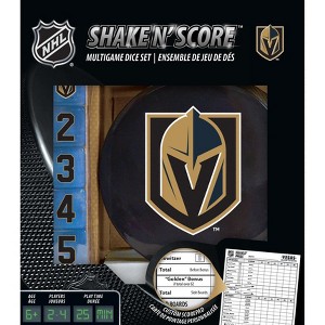 MasterPieces Officially Licensed NHL Las Vegas Golden Knights Shake N' Score Dice Game for Age 6 and Up - 1 of 4