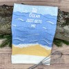 The Ocean Just Gets Me Funny Beach Tea Towel - Crazy Dog Tea Towel Ocean Just Gets - 2 of 4