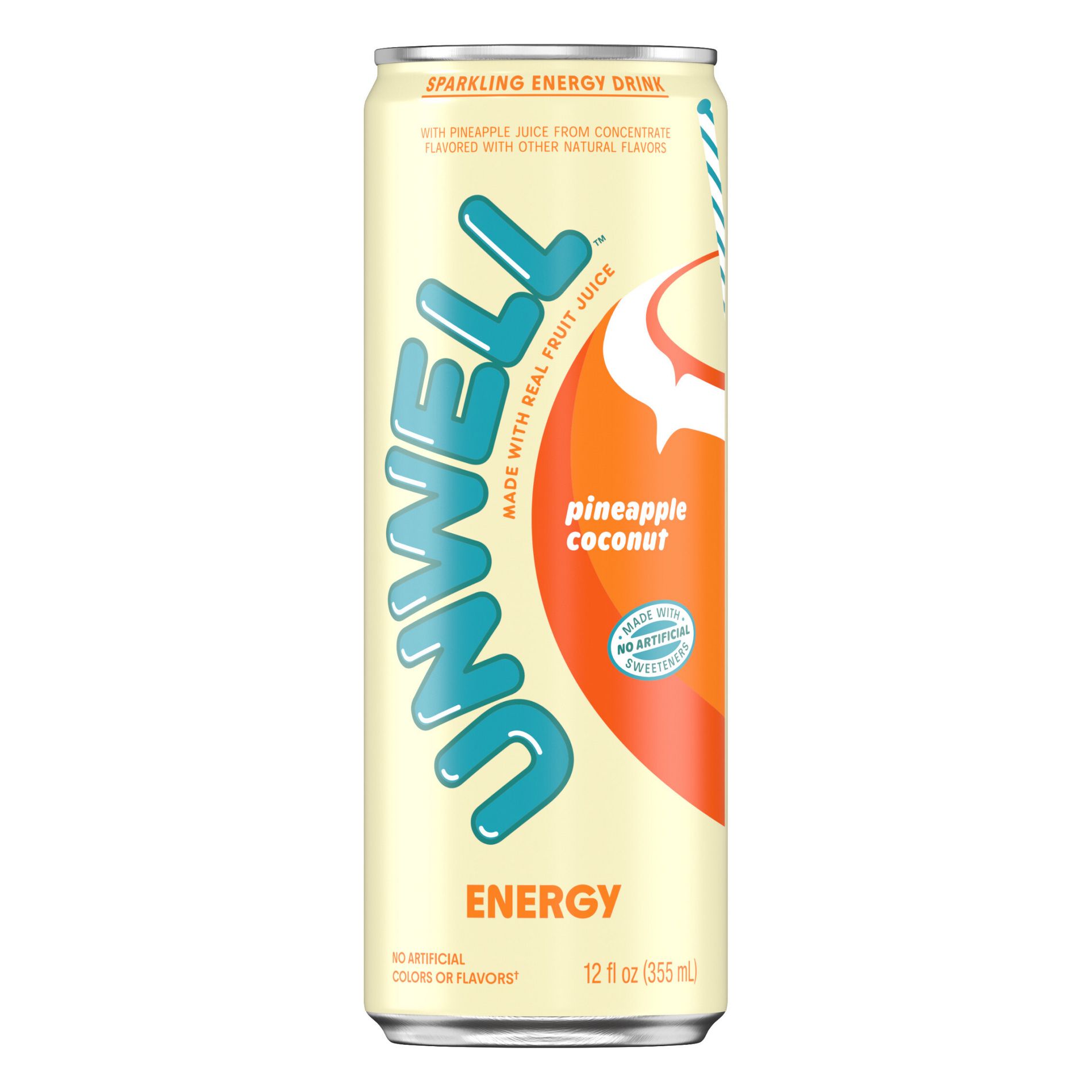 Unwell Pineapple Coconut Energy Drink - 12 fl oz