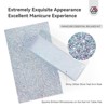 Saviland Crystal Salon Arm Rest: Light-Reflective PU Cushion w/ Zircon Accents - Ergonomic Nail Tech Support Base. - 3 of 4