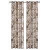 Kate Aurora Country Living 100% Thermal Lined Grommet Top Floral Room Darkening Curtains - 2 of 3