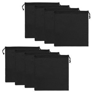 Unique Bargains Microfiber Foldable Eyeglass Ski Goggle Bags 5.9" x 5.9" 8 Pcs - 1 of 4