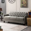 Hilda 73"Wide Living Room sofa with Flared Arms | ARTFUL LIVING DESIGN - 3 of 4