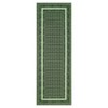 Area Rugs for Living Room Bedroom Farmhouse Bordered Braided Print Rug Geometric Soft Low Pile Non-Slip Area Rug - 4 of 4