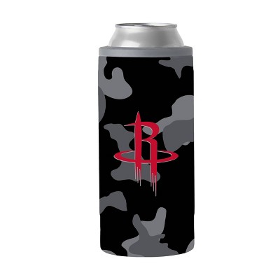 NBA Houston Rockets 12oz Camo Slim Can Coolie - Black