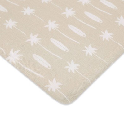 Babyletto Beach Bum Muslin All-Stages Bassinet Sheet