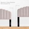 Modway Veronique Headboard – Full/Queen Performance Velvet Headboard with Sculpted Wingback Design - 4 of 4