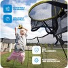 Springfree Trampoline 12' x 19' Jumbo Oval Trampoline and Outdoor Basketball Hoop FlexrHoop Accessory Attachment with Adjustable Backboard, Black - 4 of 4