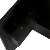 NicBex 29.9" Bathroom Vanity with Sink, Bathroom Cabinet Storage with 1 Spacious Cabinet and 1 Hidden Drawers for Bathroom, Black - 4 of 4