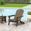 CAVINAS Outdoor Wooden Foldable Patio Adirondack Chairs,Patio Furniture Lounge Chair for Garden,Backyard,Balcony - 2 of 4