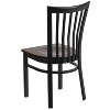 Emma and Oliver 2 Pack School House Back Metal Restaurant Chair - image 3 of 4