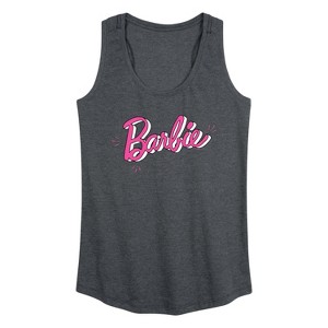 Women's - Barbie - Sketch Logo Graphic Racerback Tank - 1 of 4