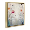 Stupell Industries Pastel Poppies Painting Floating Frame Canvas Art, Gold, 18" x 18" - 2 of 4