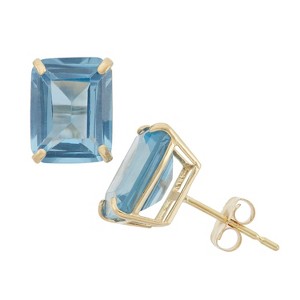 Designs By Gioelli 10K Gold Gemstone Stud Earrings - 1 of 2