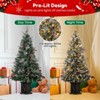 4.5 FT Prelit Premium Artificial Christmas Treefor Christmas Decoration,Yard,Home,Office,Outdoor,Indoor - 4 of 4