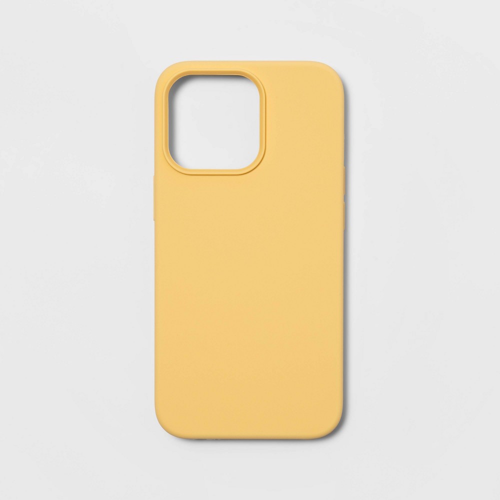 heyday Apple iPhone 13 Pro Silicone Case - Yellow Mist
