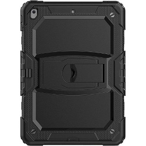 SAHARA - Raider Series Heavy-Duty Kickstand Case - iPad 10.2" (7th, 8th, and 9th Generation) - Black - 1 of 4