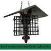 JCs Wildlife Fleur de Lis Suet Feeder with Eco-Friendly Poly Lumber Roof - Holds 2 Seed or Suet Cakes - 3 of 4