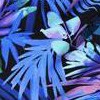 blue pink floral