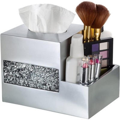 Creative Scents Brushed Nickel Tissue Organizer