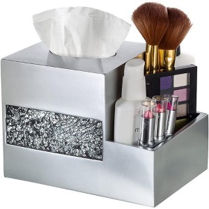 Creative Scents Brushed Nickel Tissue Organizer - 1 of 4