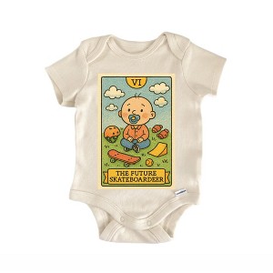 Future Skateboarder Tarot - Baby Onesie® GS1 - 1 of 4