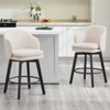 Spruce&Spring Modern Swivel Counter Height Bar Stools with Arm - 2 of 4