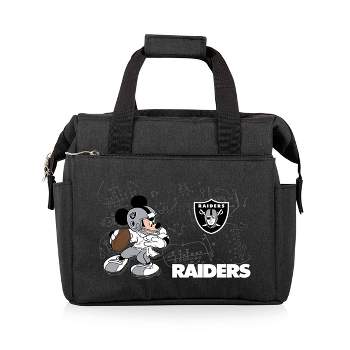 NFL Las Vegas Raiders Mickey Mouse On The Go Lunch Cooler - Black