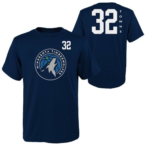 Nba Minnesota Timberwolves Boys' Karl-anthony Towns Cotton T-shirt : Target
