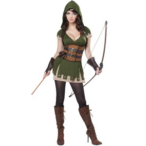 California Costumes Lady Robin Hood Women's Costume - 1 of 2